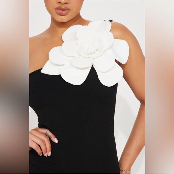 New NWT Blossom Babe Micro Mini Dress in Black Size XL - Picture 5 of 6